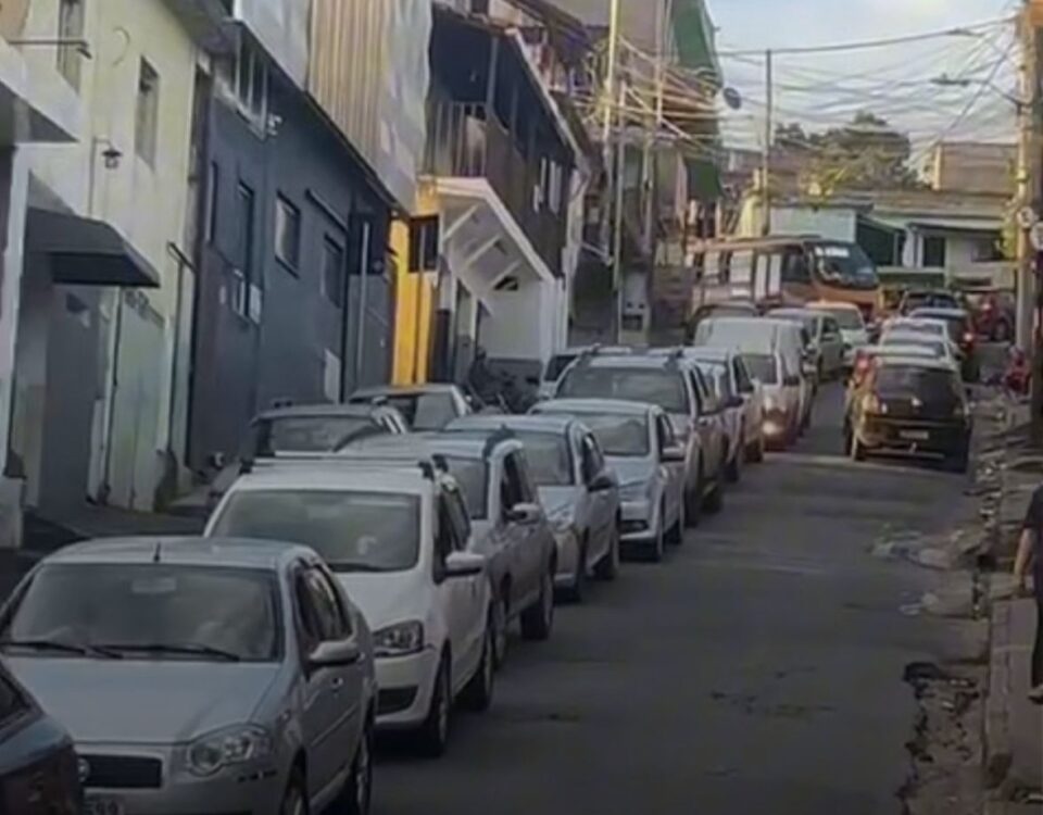 Filas de congestionamentos foram registradas pelo líder comunitário Welligton Sapão